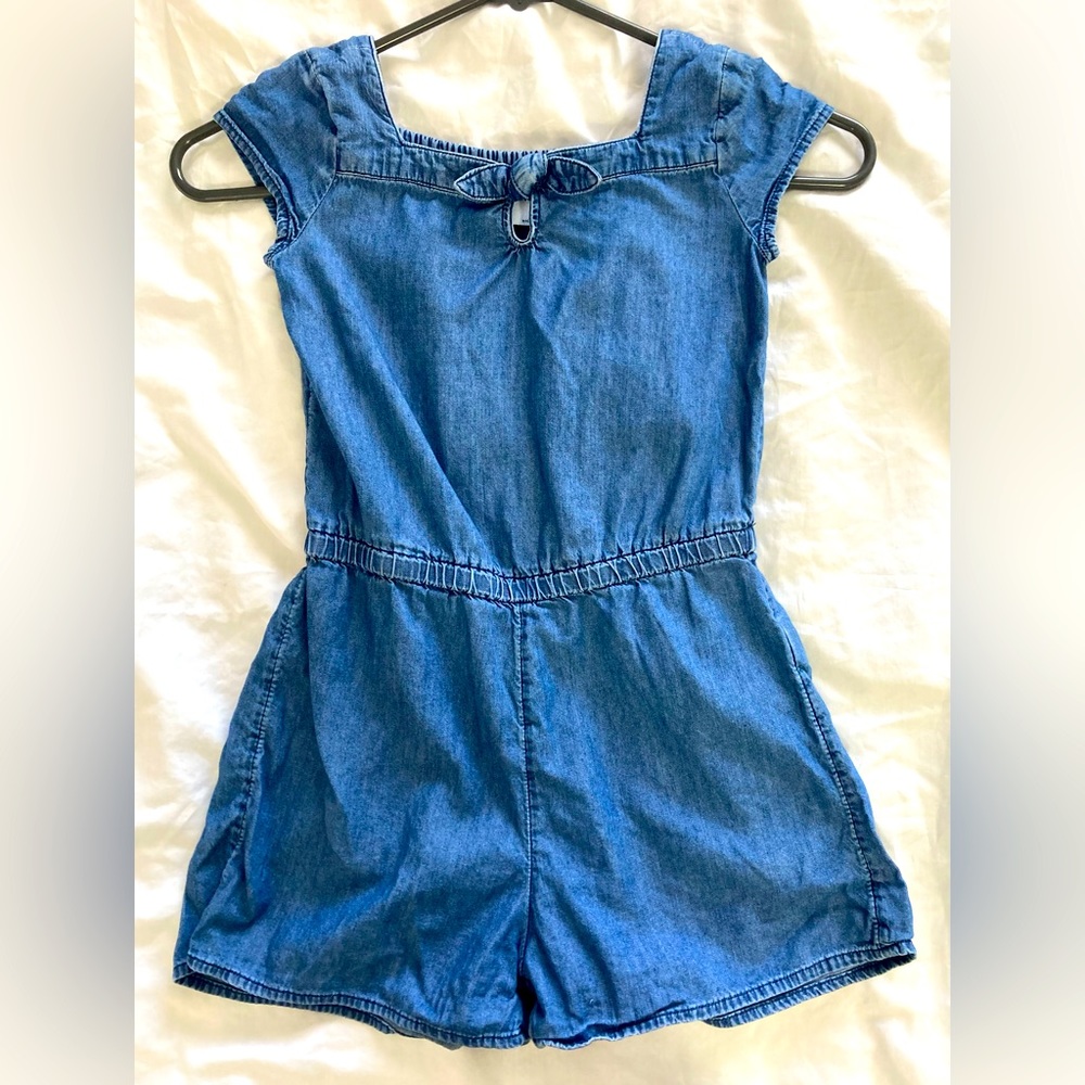 Old Navy Girl’s Denim Romper Size S(6-7)